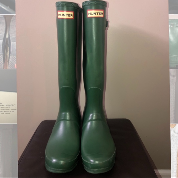 SOLD🚫 Hunter Original Tall Wellington Rain Boots - Picture 2 of 3